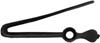 frizzen spring, left, wax cast steel, use 6-40 screw